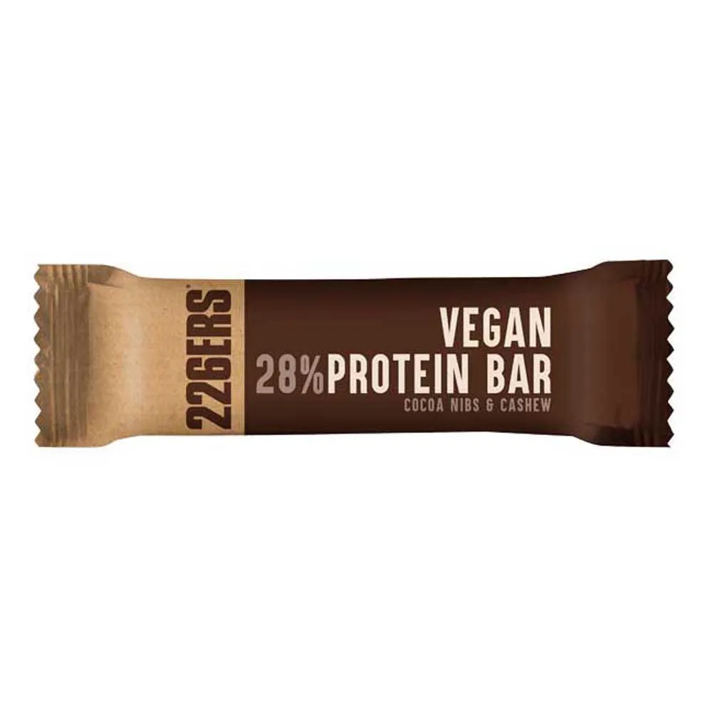 226ERS Vegan Protein Kakaonibs Und Cashewnüsse Proteinriegelbox 40g 30 Einheiten, Brown, One Size 226ERS Vegan Protein Kakaonibs Und Cashewnüsse Proteinriegelbox 40g 30 Einheiten, Brown, One Size