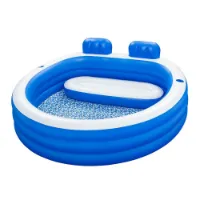 Bestway 54422 Splash Paradise 231x219x79 Cm Runder Aufblasbarer Pool Bestway 54422 Splash Paradise 231x219x79 Cm Runder Aufblasbarer Pool