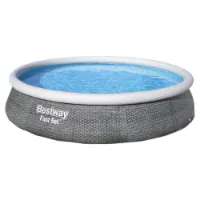 Bestway Fast Set Rattan 396x84 Cm Runder Aufblasbarer Pool Bestway Fast Set Rattan 396x84 Cm Runder Aufblasbarer Pool