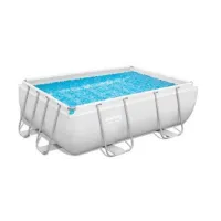 Bestway Power Steel 282x196x84 Cm Stahl Rechteckiger Aufstellpool Mit Rahmen Bestway Power Steel 282x196x84 Cm Stahl Rechteckiger Aufstellpool Mit Rahmen