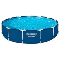 Bestway Steel Pro Ø 396x84 Cm Stahl Runder Aufstellpool Bestway Steel Pro Ø 396x84 Cm Stahl Runder Aufstellpool