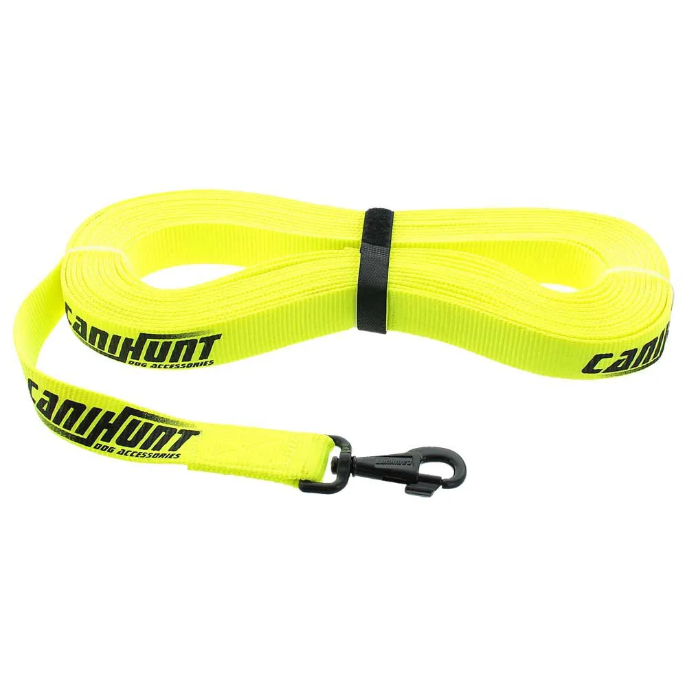 Canihunt Hunter Flat Strap 10 M Führleine, Yellow, 30mm Canihunt Hunter Flat Strap 10 M Führleine, Yellow, 30mm