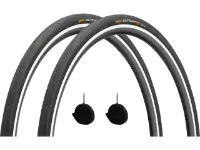 Continental Ultra Sport III 28" Faltreifen 2er-Set + Race Schläuche 28 Continental Ultra Sport III 28" Faltreifen 2er-Set + Race Schläuche 28