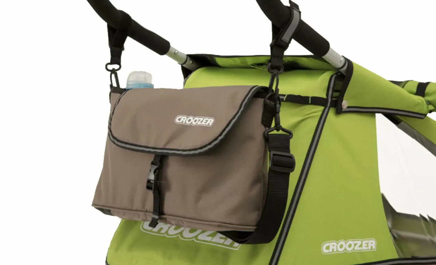 Croozer Schiebebügeltasche Kid, Grün,grau Croozer Schiebebügeltasche Kid, Grün,grau
