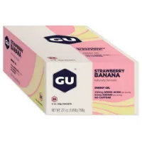 GU Schachtel Mit Energiegelen Erdbeere Und Banane 24 Einheiten GU Schachtel Mit Energiegelen Erdbeere Und Banane 24 Einheiten