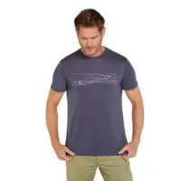 Icebreaker Merino Core Ski Stripes Kurzarm-t-shirt Icebreaker Merino Core Ski Stripes Kurzarm-t-shirt