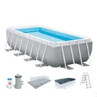 Intex Prism 488x244x107 Cm Stahl Rechteckiger Aufstellpool Mit Rahmen Intex Prism 488x244x107 Cm Stahl Rechteckiger Aufstellpool Mit Rahmen