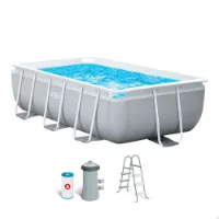 Intex Prisma Frame Rectangular With Filter Pool Intex Prisma Frame Rectangular With Filter Pool