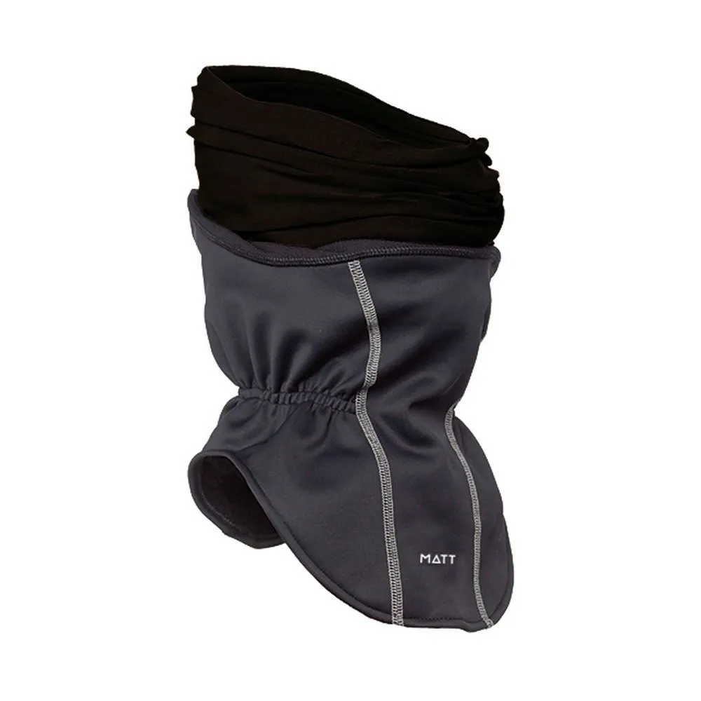 Matt Technical Wind Softshell Nackenwärmer, Black Matt Technical Wind Softshell Nackenwärmer, Black