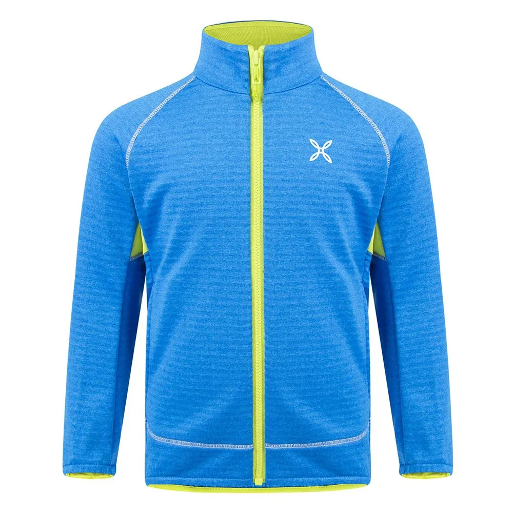 Montura Thermal Color Maglia Fleece, Sky blue / green lime, 3Y Montura Thermal Color Maglia Fleece, Sky blue / green lime, 3Y