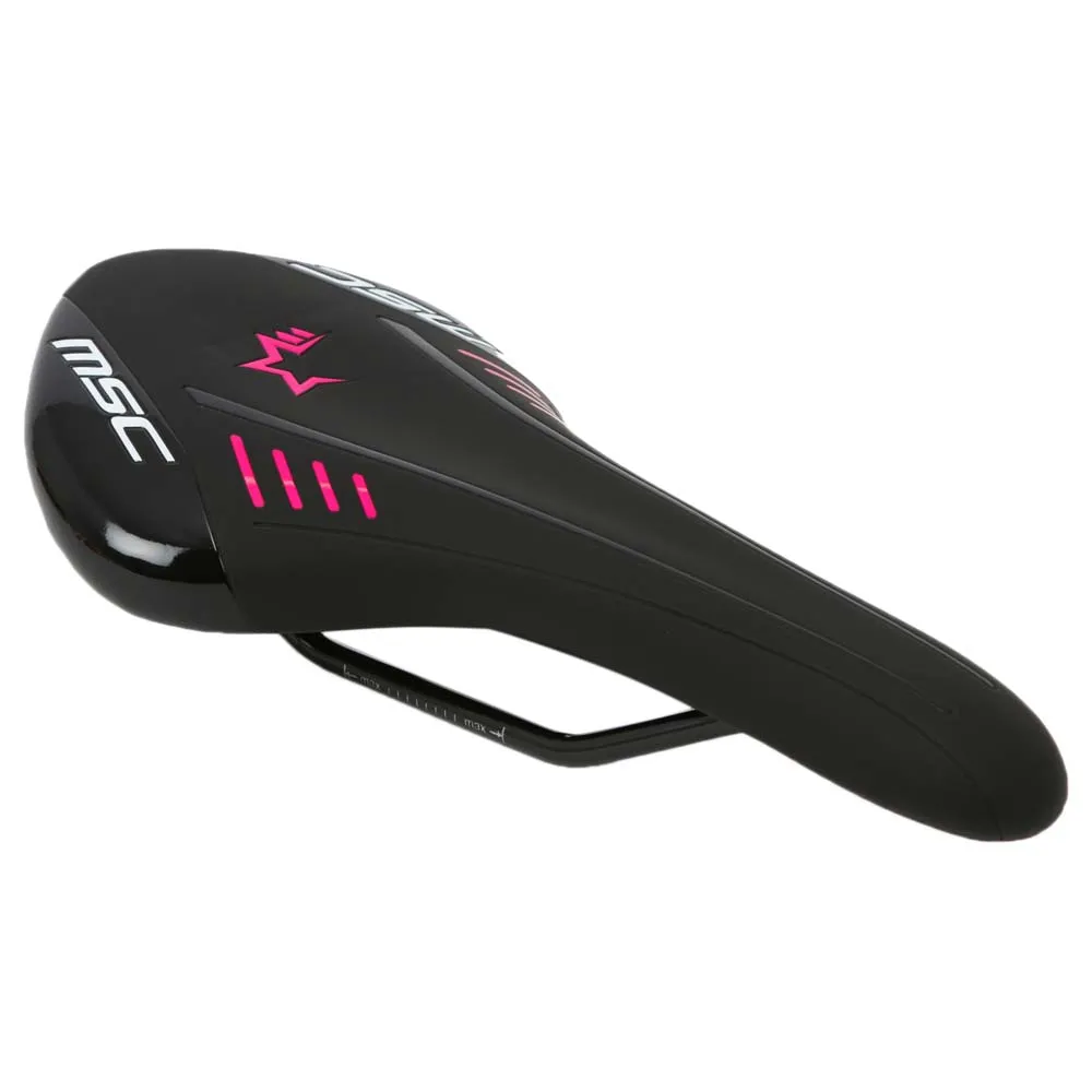 MSC BIKES 2017 Star Sattel, Pink, 135mm MSC BIKES 2017 Star Sattel, Pink, 135mm