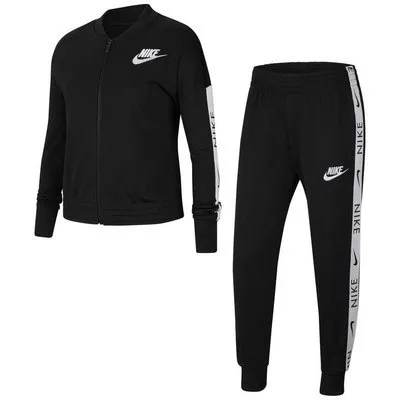 Nike Sportswear Trainingsanzug, Black / white 1, 8-9Y Nike Sportswear Trainingsanzug, Black / white 1, 8-9Y