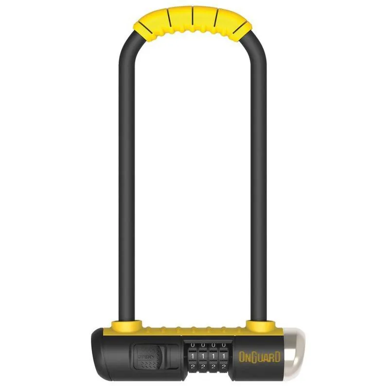 Onguard Bulldog Mini Ls 8014 Combination Number Bügelschloss, Black / yellow, 90 x 240 x 13mm Onguard Bulldog Mini Ls 8014 Combination Number Bügelschloss, Black / yellow, 90 x 240 x 13mm