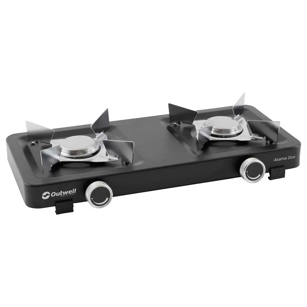 Outwell Asama Duo Gaskocher Campingküche, Black, One Size Outwell Asama Duo Gaskocher Campingküche, Black, One Size