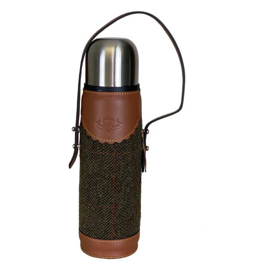 Pasion Morena Tweed G Thermosflasche, Khaki / camel, One Size Pasion Morena Tweed G Thermosflasche, Khaki / camel, One Size