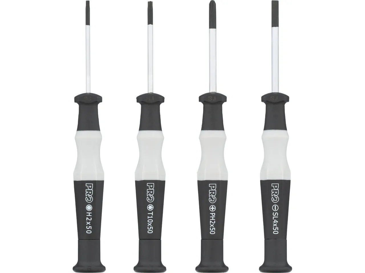 PRO Fine Adjustment Schraubendreherset 4-teilig, Schwarz, one_size PRO Fine Adjustment Schraubendreherset 4-teilig, Schwarz, one_size