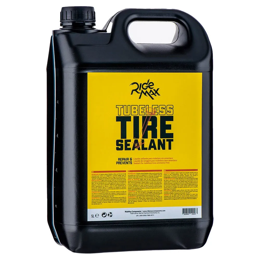 RideMax Dichtmittel Für Schlauchlose Reifen 5l, Yellow / black, One Size RideMax Dichtmittel Für Schlauchlose Reifen 5l, Yellow / black, One Size
