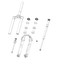 Rock Shox Sid 35 Flight Attendant 29´´ Sid 35 D1 2024+ Aufkleberset Rock Shox Sid 35 Flight Attendant 29´´ Sid 35 D1 2024+ Aufkleberset