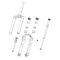 Rock Shox Unterschenkel Mit Folienaufklebern Zeb A1 R/select/select Plus Rock Shox Unterschenkel Mit Folienaufklebern Zeb A1 R/select/select Plus