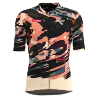 Santini La Vuelta Cuitu Negru Kurzarm-radtrikot Santini La Vuelta Cuitu Negru Kurzarm-radtrikot