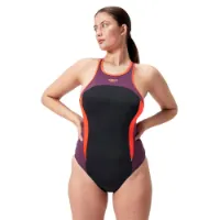 Speedo High Neck Splice Cross Back Badeanzug Speedo High Neck Splice Cross Back Badeanzug
