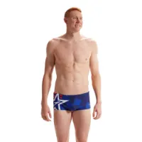 Speedo Placement Digital 17 Cm Badeslip Speedo Placement Digital 17 Cm Badeslip