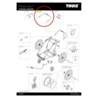 Thule Handlebar Single Sport 1 Ersatzteil Thule Handlebar Single Sport 1 Ersatzteil