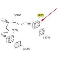 Thule Right Lamp Minipoint 7 Pin 52119 Euroride/europower/euroway G2 Ersatzteil Thule Right Lamp Minipoint 7 Pin 52119 Euroride/europower/euroway G2 Ersatzteil