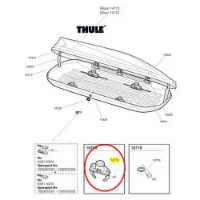 Thule Touring Fastclick Roof Box Clamp Ersatzteil Thule Touring Fastclick Roof Box Clamp Ersatzteil