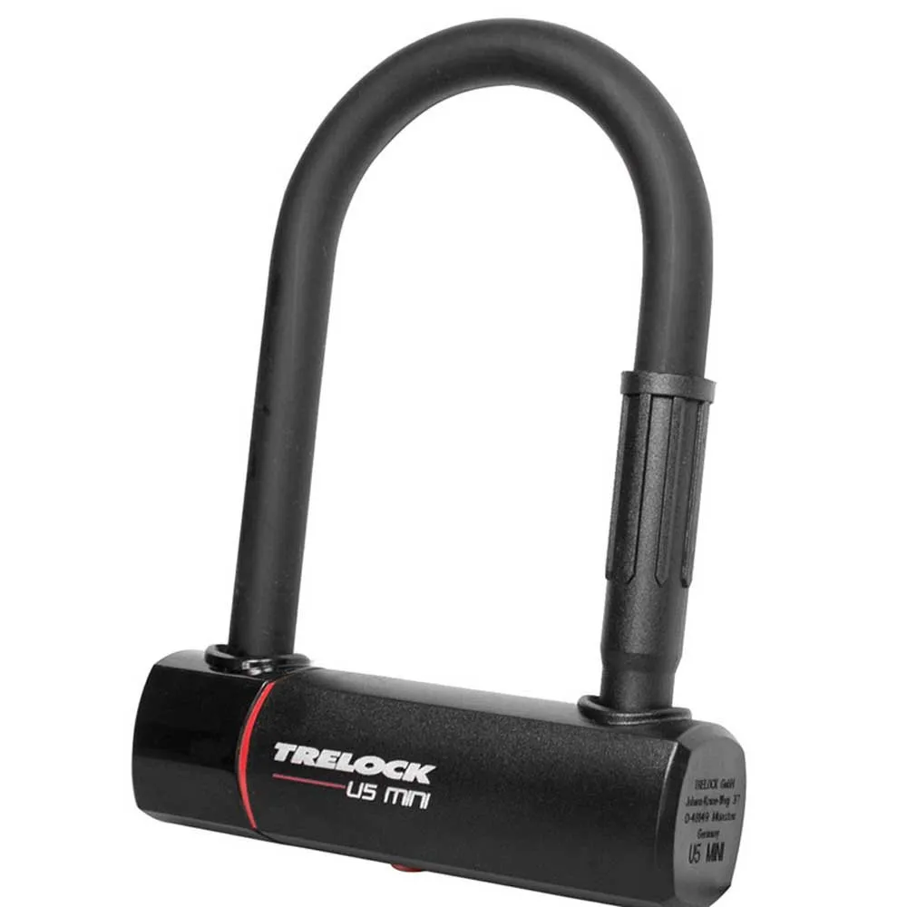 Trelock U5 Mini Bügelschloss, Black, 148 x 83 x 15mm Trelock U5 Mini Bügelschloss, Black, 148 x 83 x 15mm