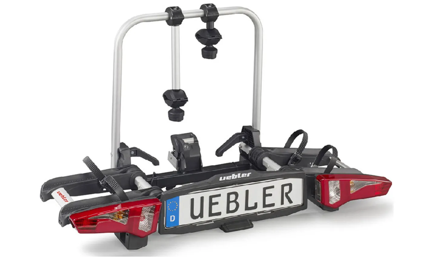 Uebler Kupplungsträger i21 – DC 60° Abklappwinkel - 2 Fahrräder, Silber,schwarz Uebler Kupplungsträger i21 – DC 60° Abklappwinkel - 2 Fahrräder, Silber,schwarz