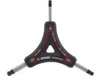 Unior Bike Tools Y-Schlüssel Innensechskant mit Kugelkopf 1781/2HXS Unior Bike Tools Y-Schlüssel Innensechskant mit Kugelkopf 1781/2HXS