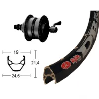 Winora Rigida Zac 2000 Qr Dynamo Shimano Dh3d35 Cl Disc Vorderrad Winora Rigida Zac 2000 Qr Dynamo Shimano Dh3d35 Cl Disc Vorderrad